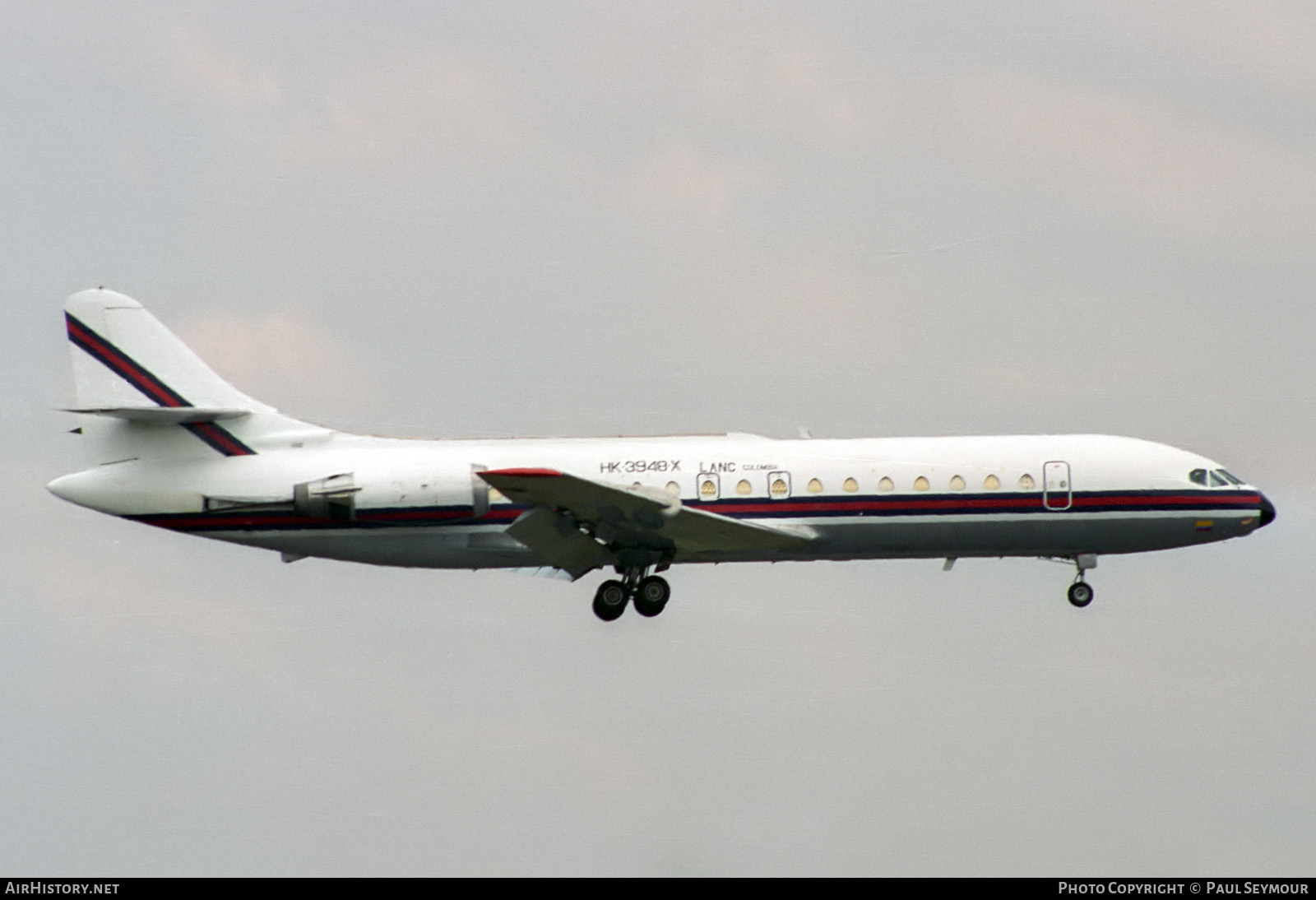 Aircraft Photo of HK-3948X | Sud SE-210 Caravelle 10B1R | LANC - Líneas Aéreas Norte de Colombia | AirHistory.net #246865