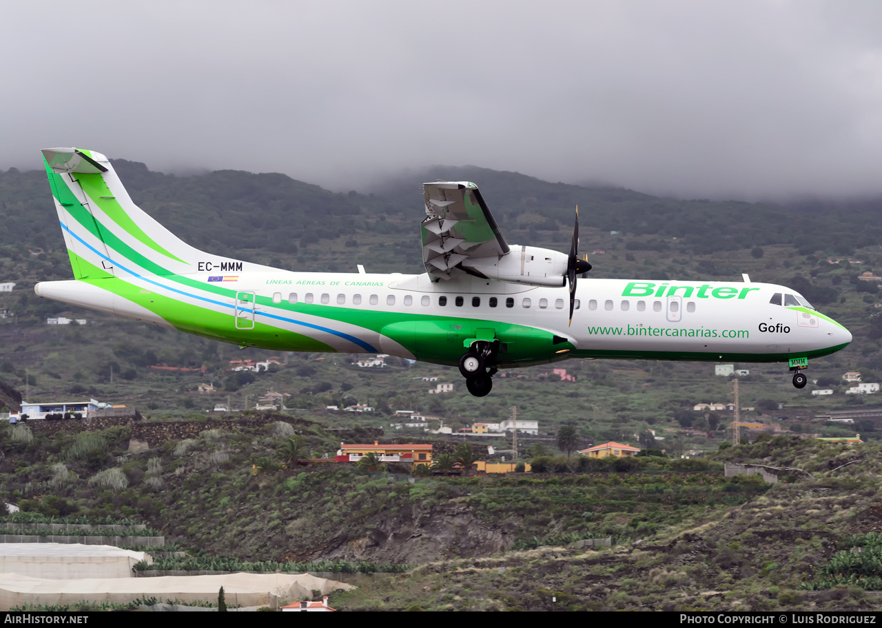 Aircraft Photo of EC-MMM | ATR ATR-72-600 (ATR-72-212A) | Binter Canarias | AirHistory.net #246871