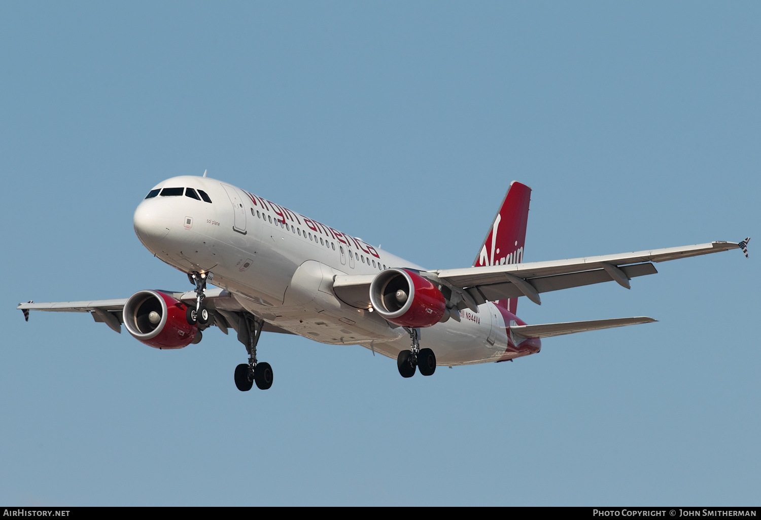 Aircraft Photo of N844VA | Airbus A320-214 | Virgin America | AirHistory.net #246876