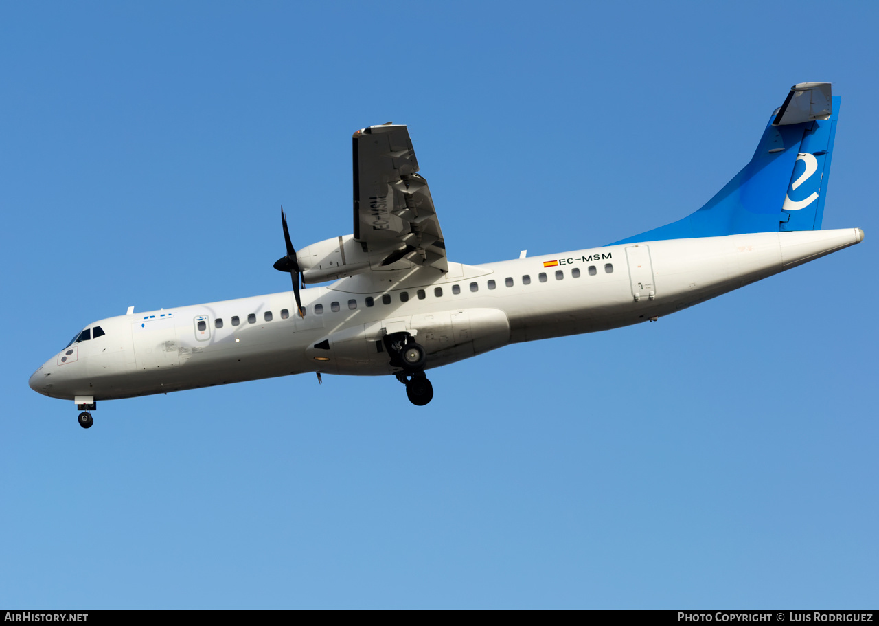 Aircraft Photo of EC-MSM | ATR ATR-72-500 (ATR-72-212A) | Air Europa Express | AirHistory.net #246879