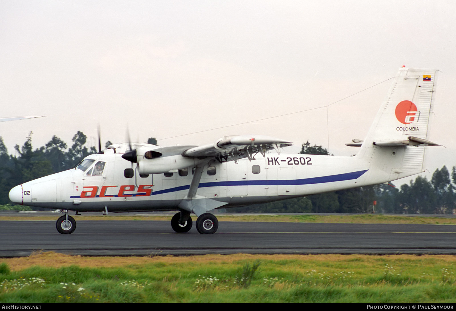 Aircraft Photo of HK-2602 | De Havilland Canada DHC-6-300 Twin Otter | ACES - Aerolíneas Centrales de Colombia | AirHistory.net #246881