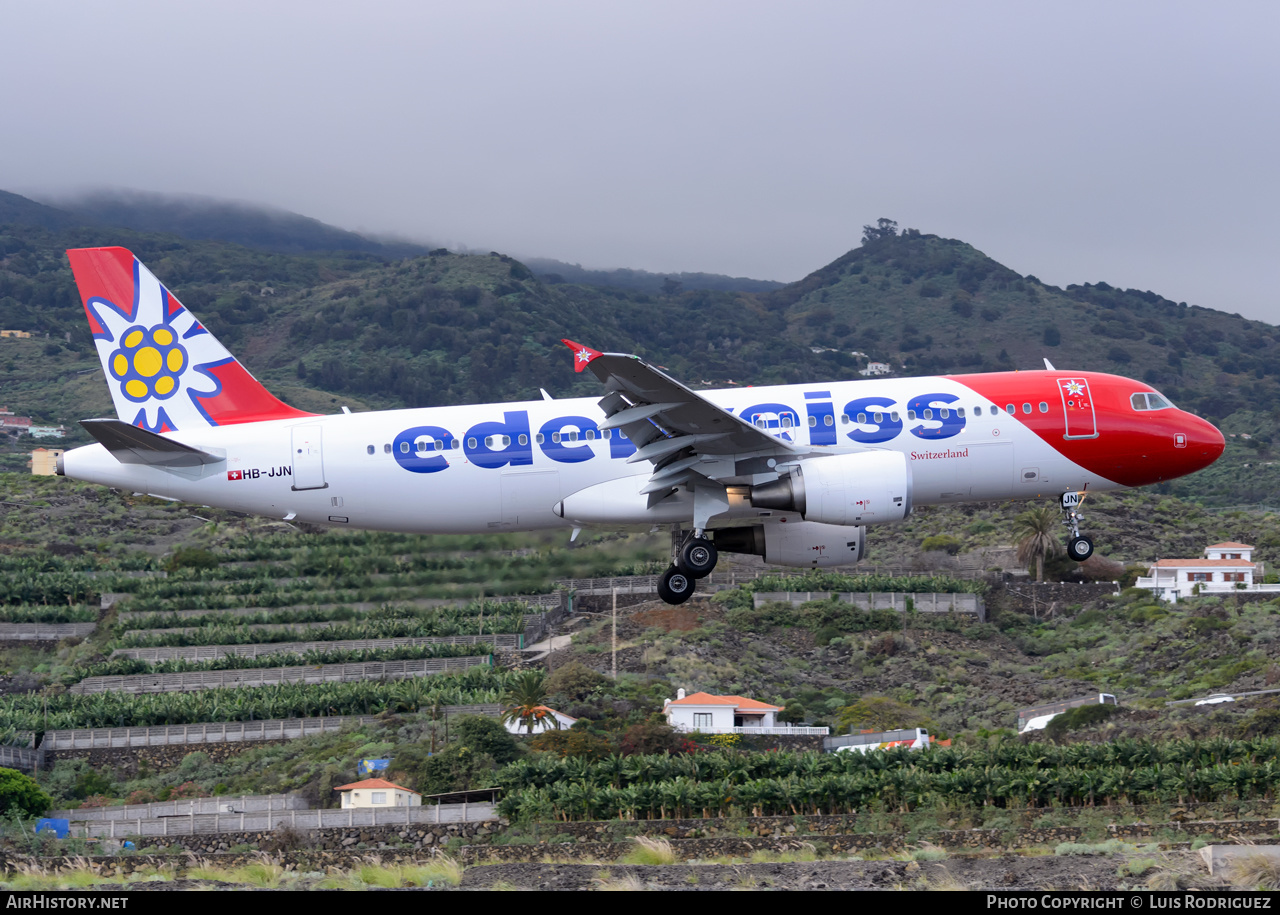 Aircraft Photo of HB-JJN | Airbus A320-214 | Edelweiss Air | AirHistory.net #246882