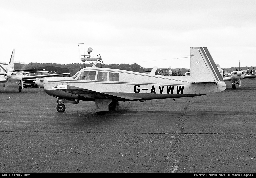 Aircraft Photo of G-AVWW | Mooney M-20F Executive 21 | AirHistory.net #246899