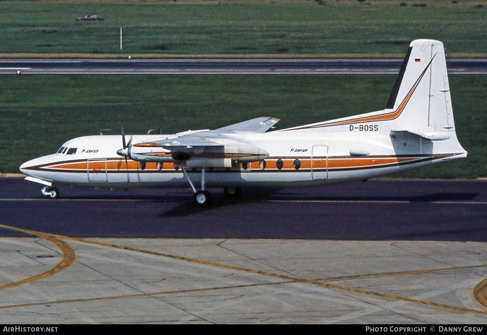 Aircraft Photo of D-BOSS | Fairchild F-27J | DFD - Deutsche Flugdienst | AirHistory.net #246914