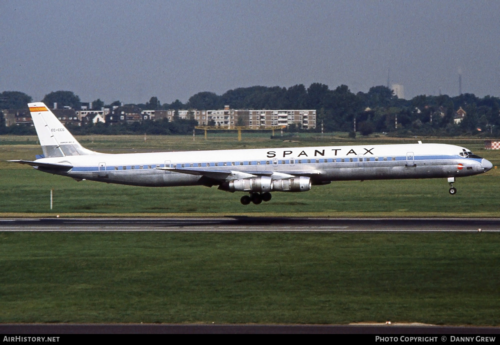 Aircraft Photo of EC-CCG | McDonnell Douglas DC-8-61CF | Spantax | AirHistory.net #246925