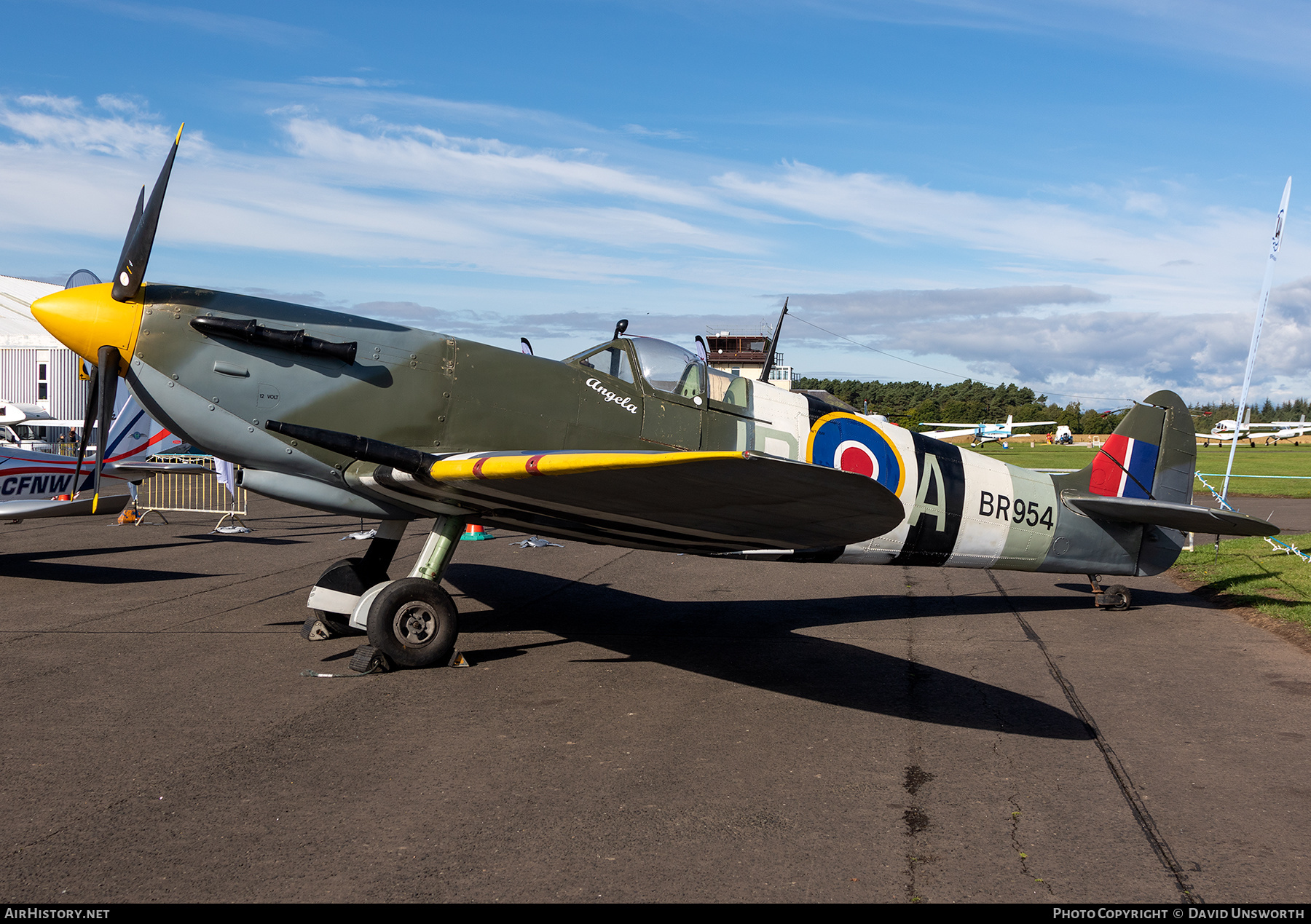 Aircraft Photo of BR954 | Supermarine 349 Spitfire F5 (model) | UK - Air Force | AirHistory.net #246928