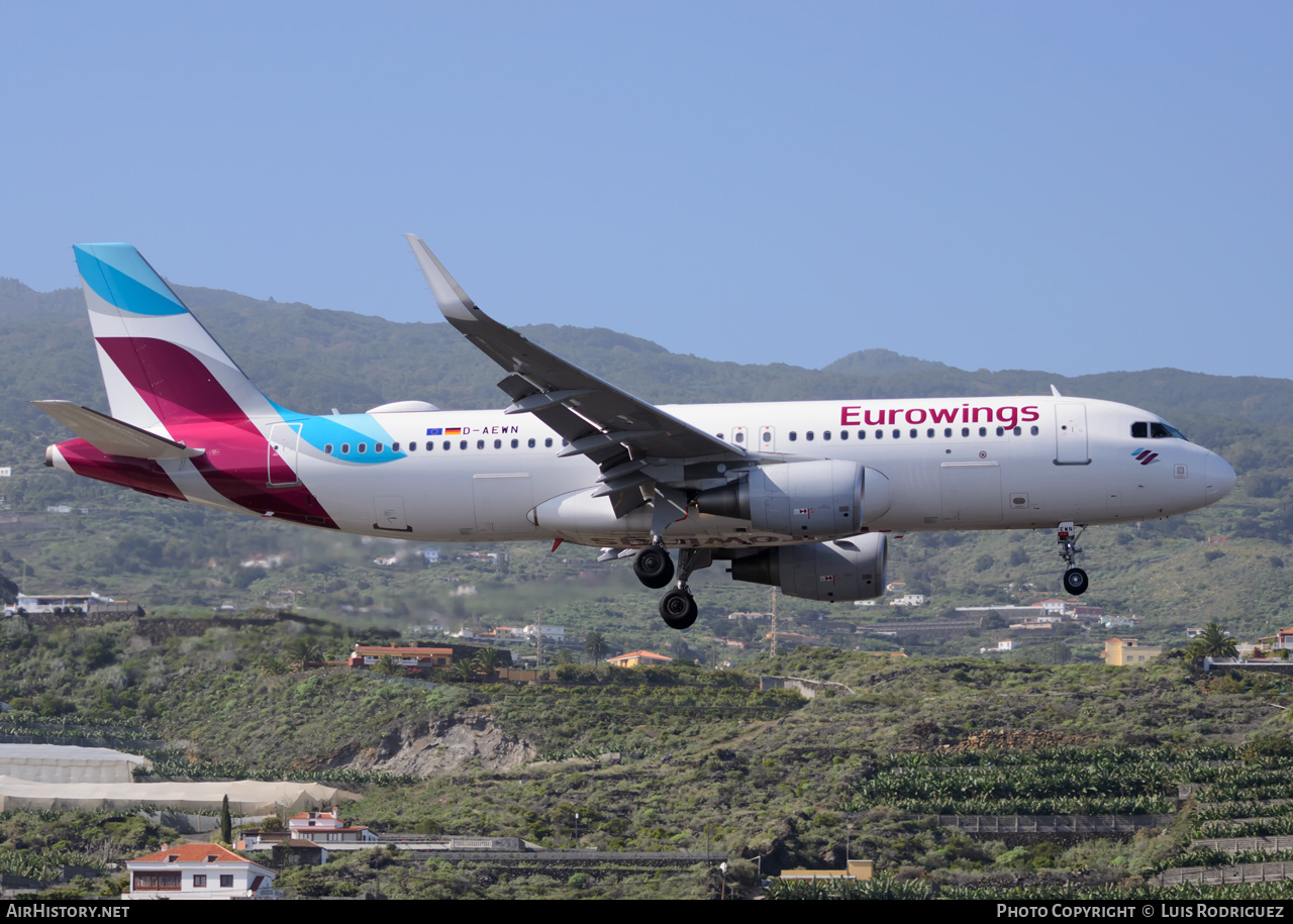 Aircraft Photo of D-AEWN | Airbus A320-214 | Eurowings | AirHistory.net #246929