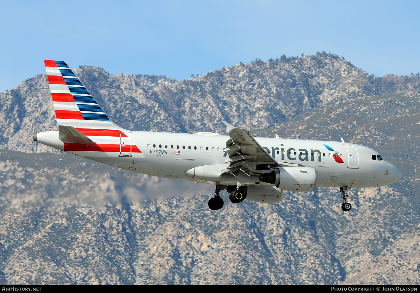 Aircraft Photo of N767UW | Airbus A319-112 | American Airlines | AirHistory.net #246965