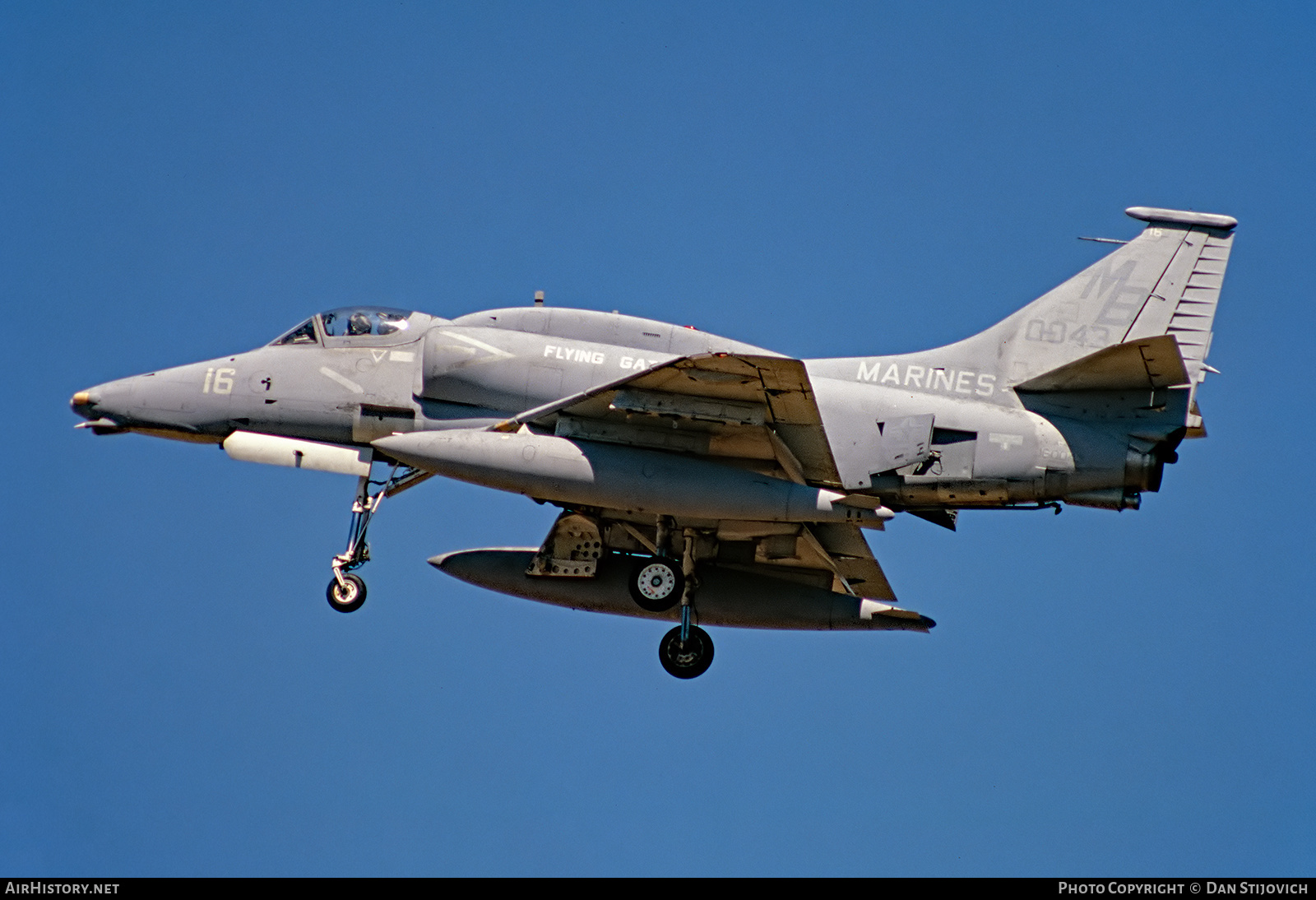 Aircraft Photo of 160043 / 0043 | McDonnell Douglas A-4M Skyhawk II | USA - Marines | AirHistory.net #246971