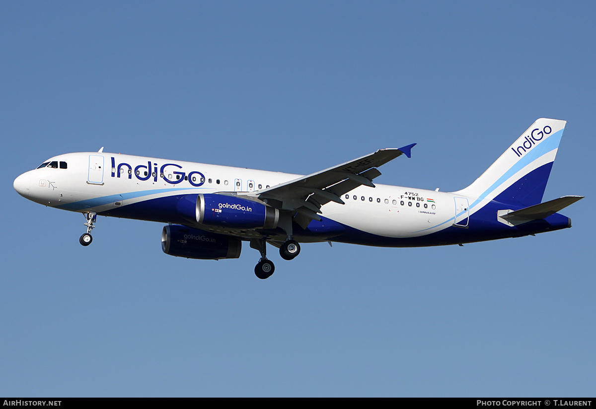 Aircraft Photo of F-WWBG | Airbus A320-232 | IndiGo | AirHistory.net #246982