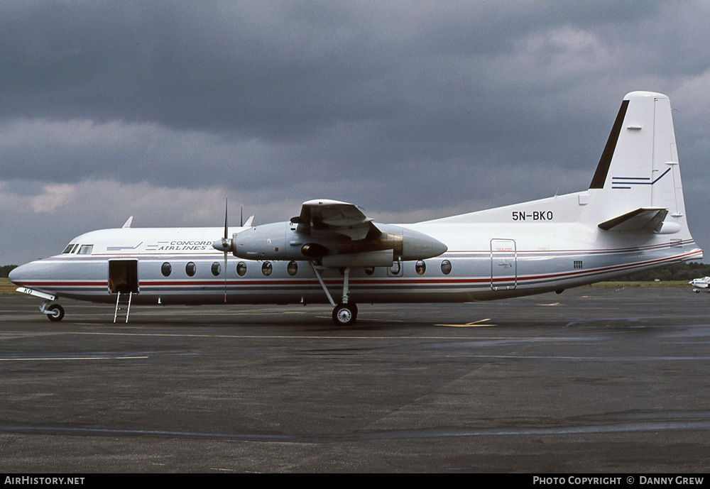 Aircraft Photo of 5N-BKO | Fairchild Hiller FH-227B | Concord Airlines | AirHistory.net #246995