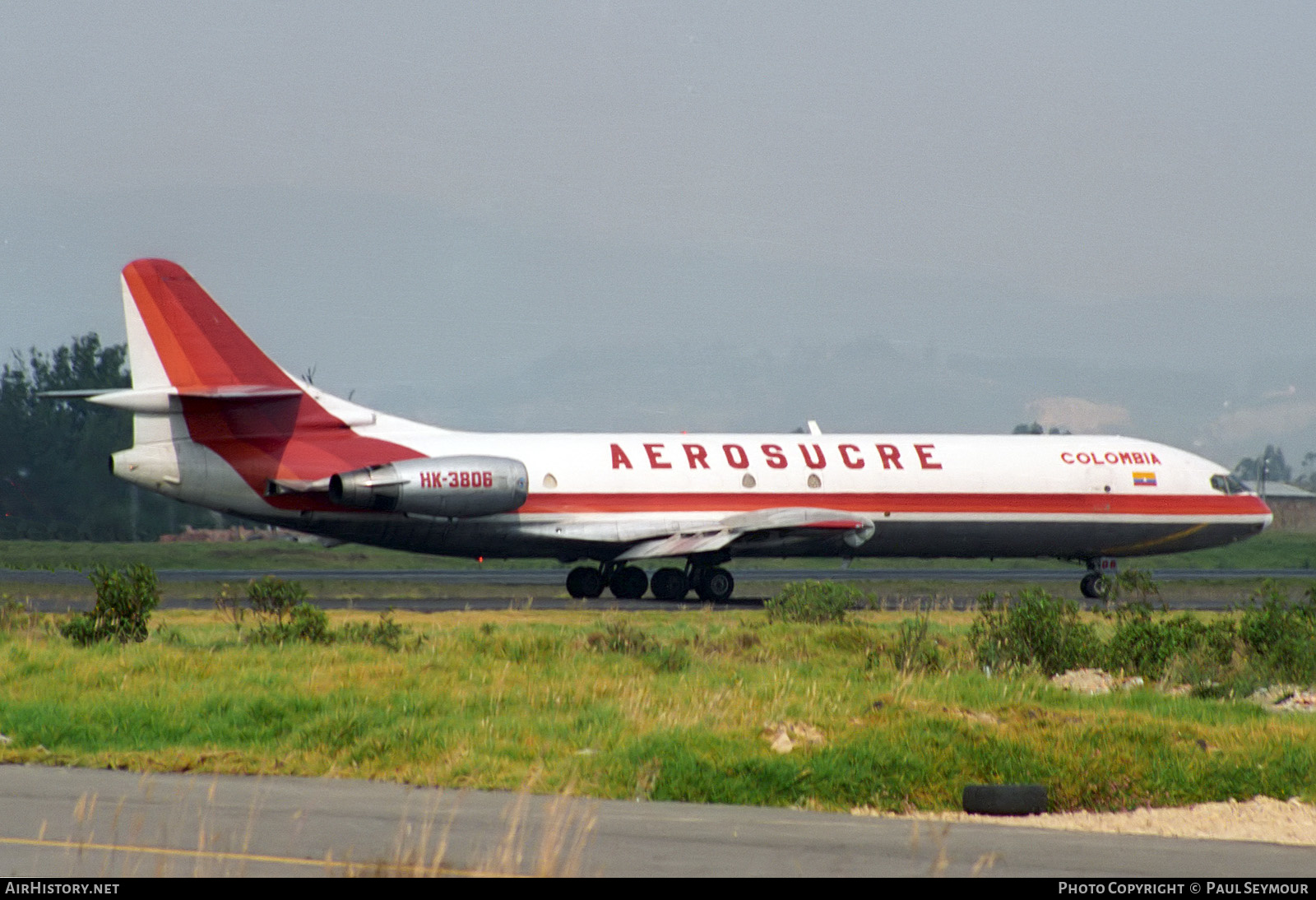 Aircraft Photo of HK-3806 | Sud SE-210 Caravelle 10B3 Super B | Aerosucre | AirHistory.net #247002