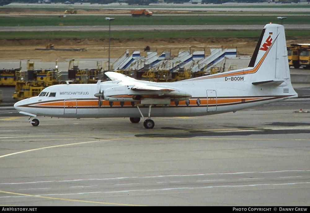 Aircraft Photo of D-BOOM | Fairchild F-27J | WF - Wirtschaftsflug | AirHistory.net #247003