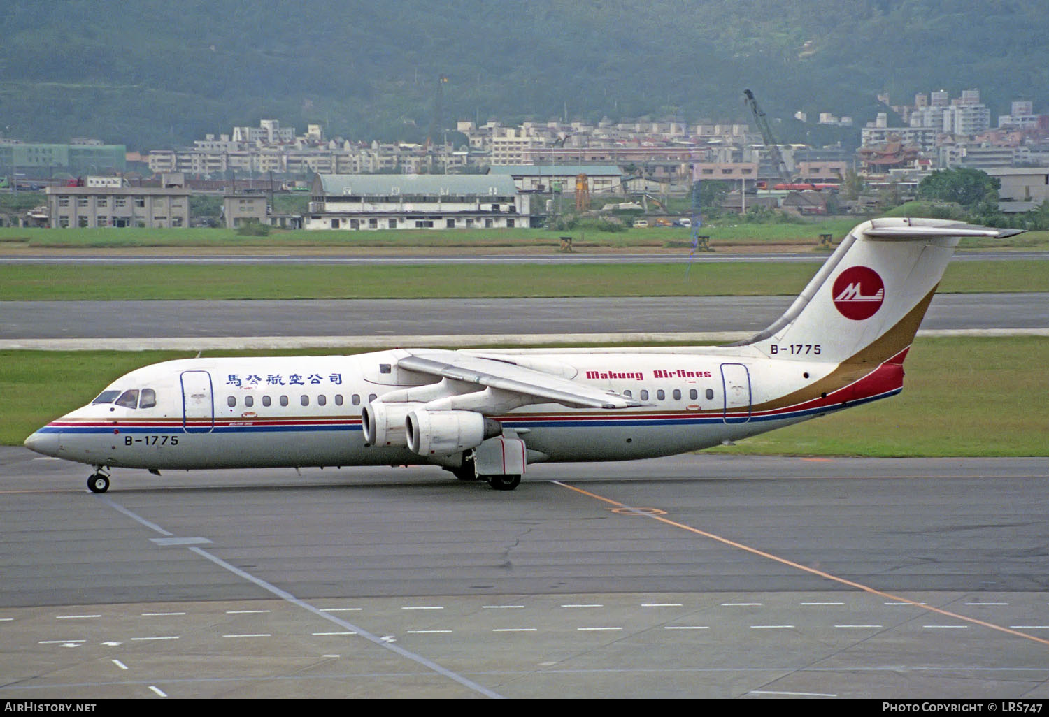 Aircraft Photo of B-1775 | British Aerospace BAe-146-300 | Makung Airlines | AirHistory.net #247018