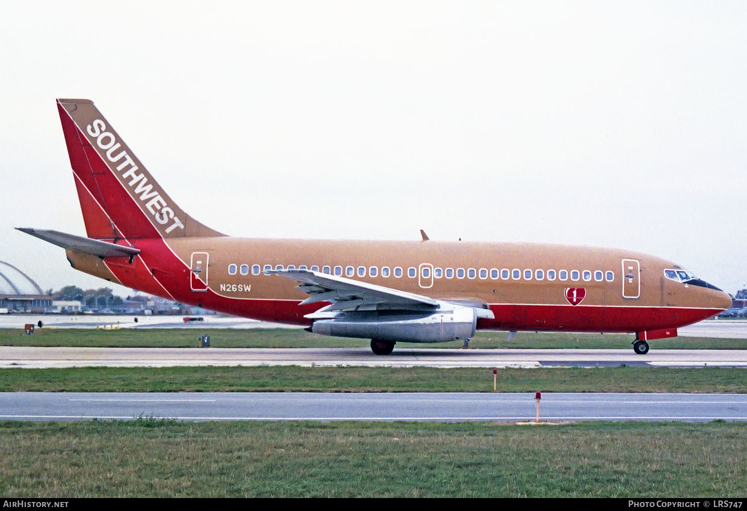 Aircraft Photo of N26SW | Boeing 737-2H4/Adv | Southwest Airlines | AirHistory.net #247025