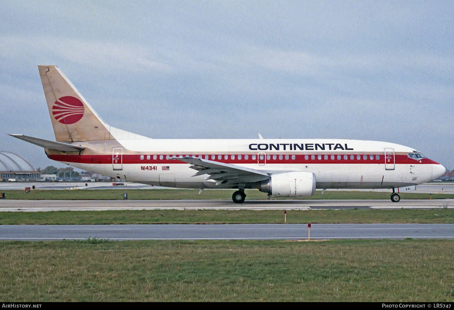 Aircraft Photo of N14341 | Boeing 737-3T0 | Continental Airlines | AirHistory.net #247040