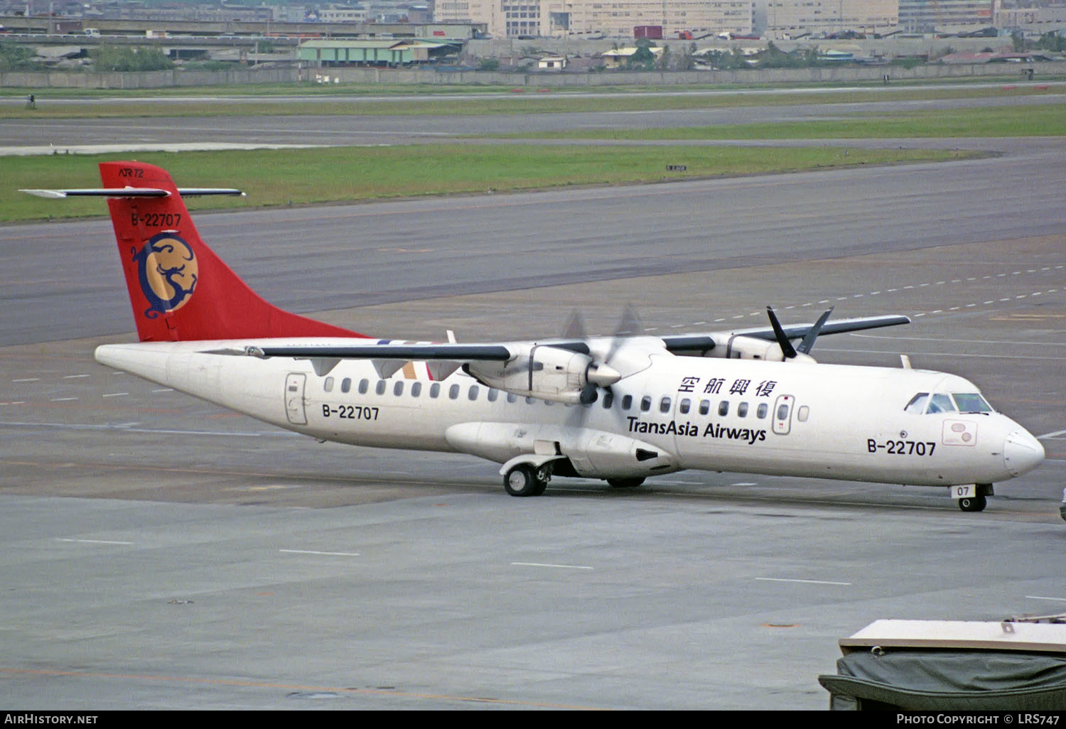 Aircraft Photo of B-22707 | ATR ATR-72-202 | TransAsia Airways | AirHistory.net #247047