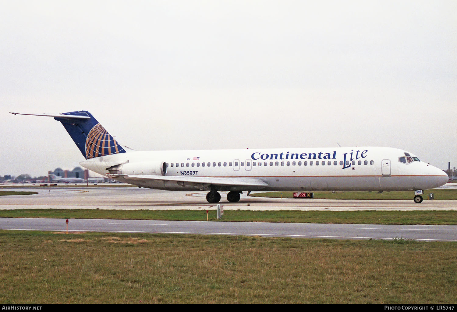 Aircraft Photo of N3509T | McDonnell Douglas DC-9-32 | Continental Lite | AirHistory.net #247050