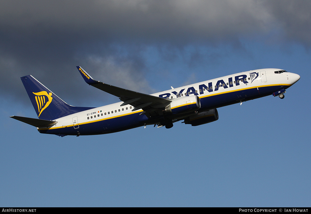 Aircraft Photo of EI-EMN | Boeing 737-8AS | Ryanair | AirHistory.net #247062