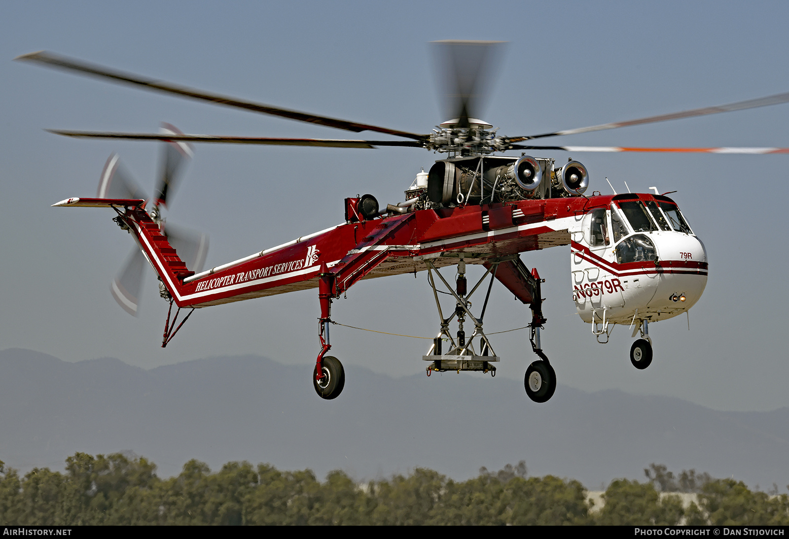 Aircraft Photo of N6979R | Sikorsky S-64E Skycrane | HTS - Helicopter Transport Services | AirHistory.net #247090