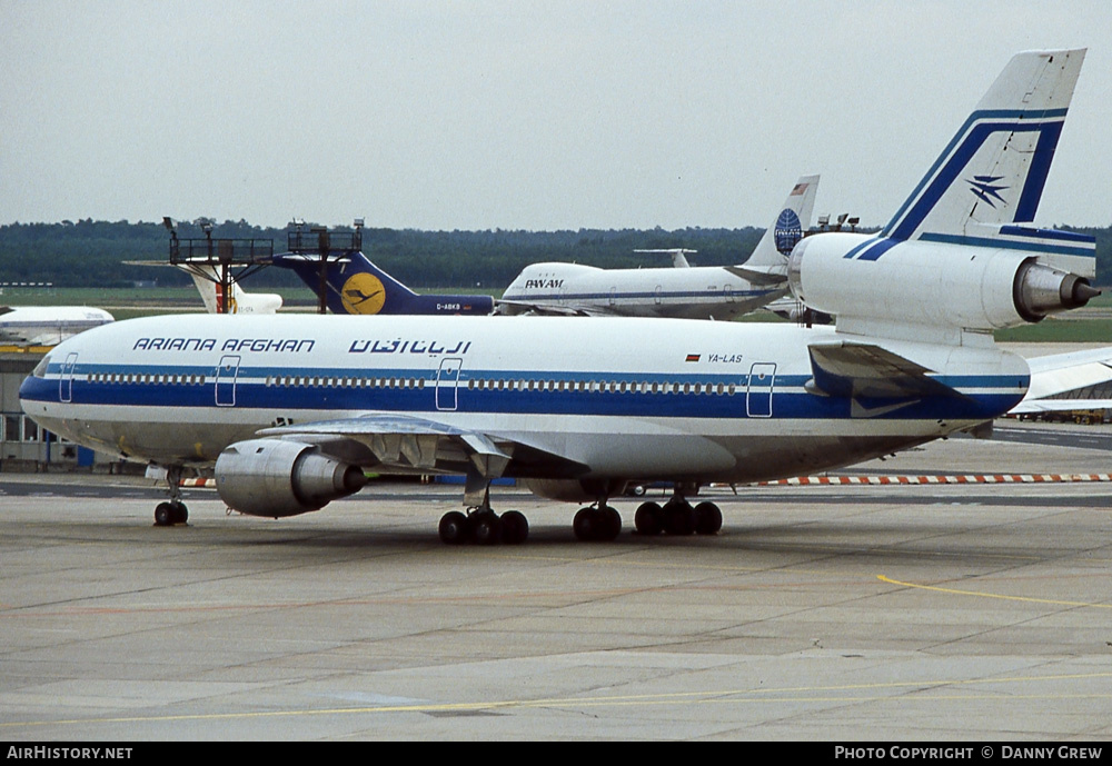 Aircraft Photo of YA-LAS | McDonnell Douglas DC-10-30 | Ariana Afghan Airlines | AirHistory.net #247102