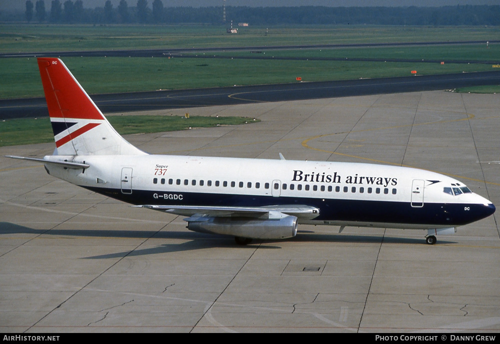 Aircraft Photo of G-BGDC | Boeing 737-236/Adv | British Airways | AirHistory.net #247104