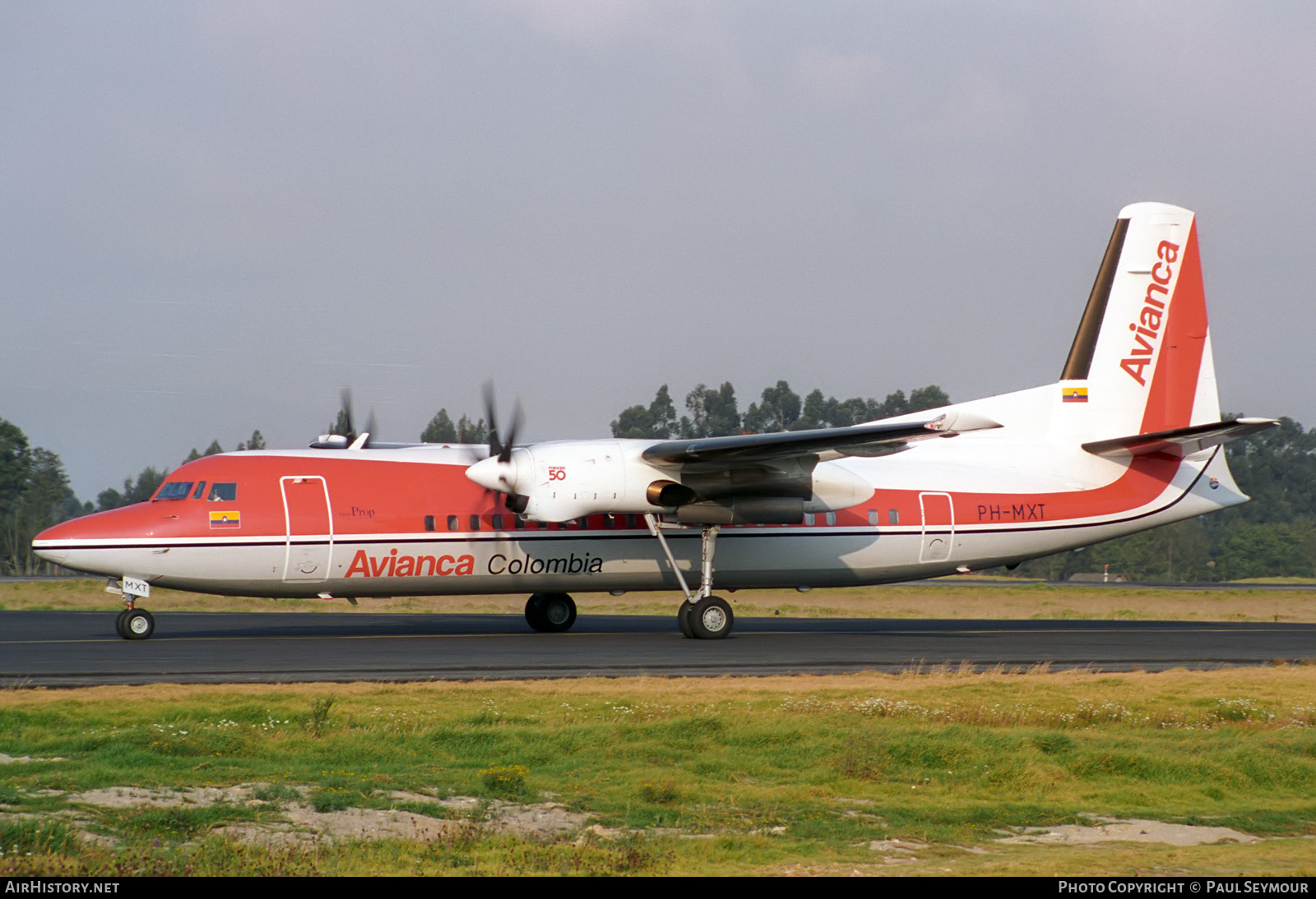 Aircraft Photo of PH-MXT | Fokker 50 | Avianca | AirHistory.net #247109