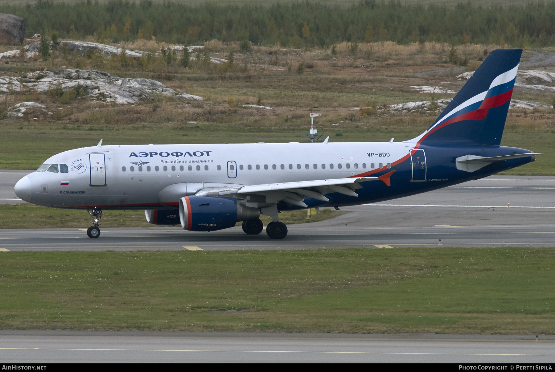 Aircraft Photo of VP-BDO | Airbus A319-111 | Aeroflot - Russian Airlines | AirHistory.net #247110