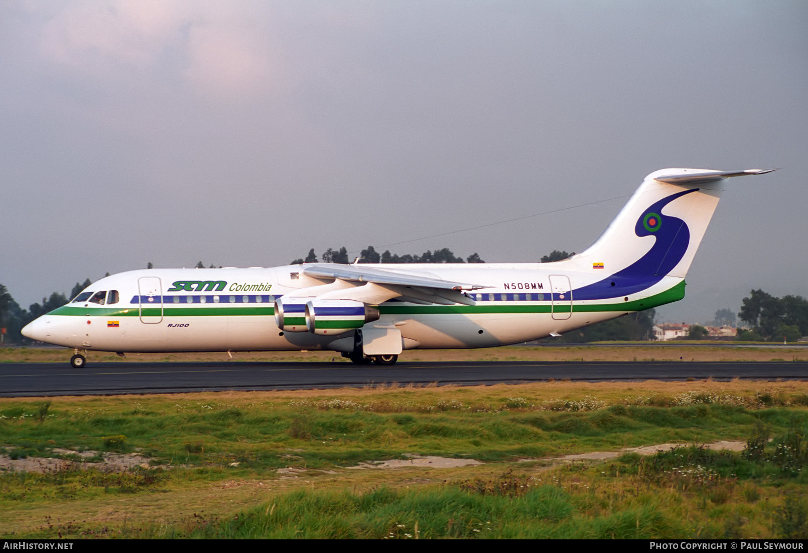 Aircraft Photo of N508MM | British Aerospace Avro 146-RJ100 | SAM - Sociedad Aeronáutica de Medellín | AirHistory.net #247115