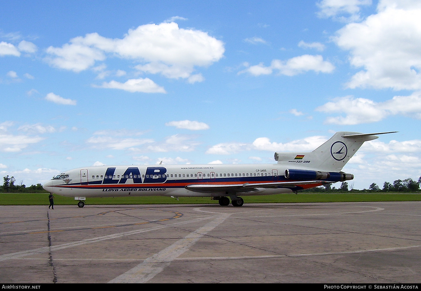 Aircraft Photo of CP-2455 | Boeing 727-287/Adv | Lloyd Aereo Boliviano - LAB | AirHistory.net #247142