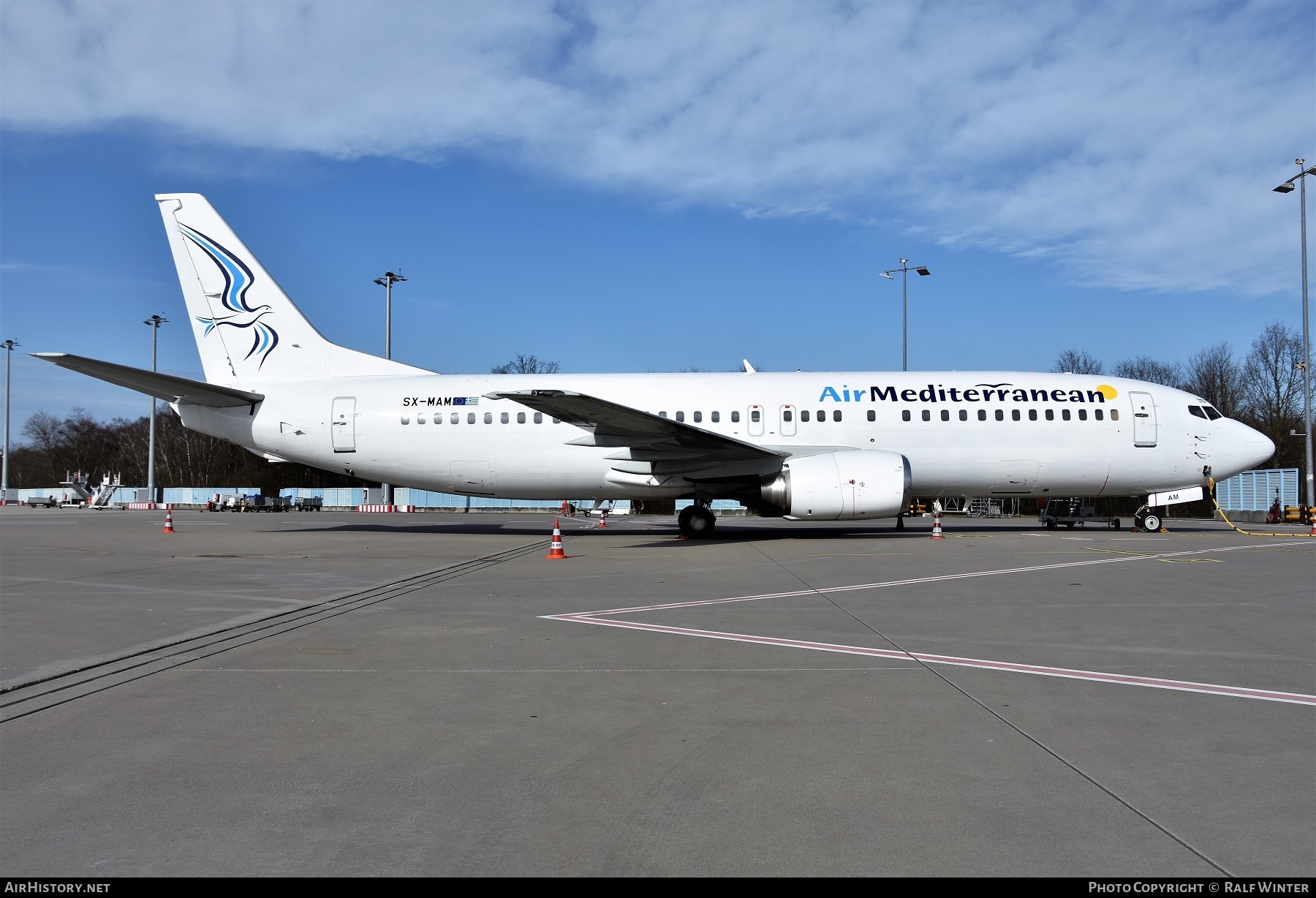 Aircraft Photo of SX-MAM | Boeing 737-446 | Air Mediterranean | AirHistory.net #247143
