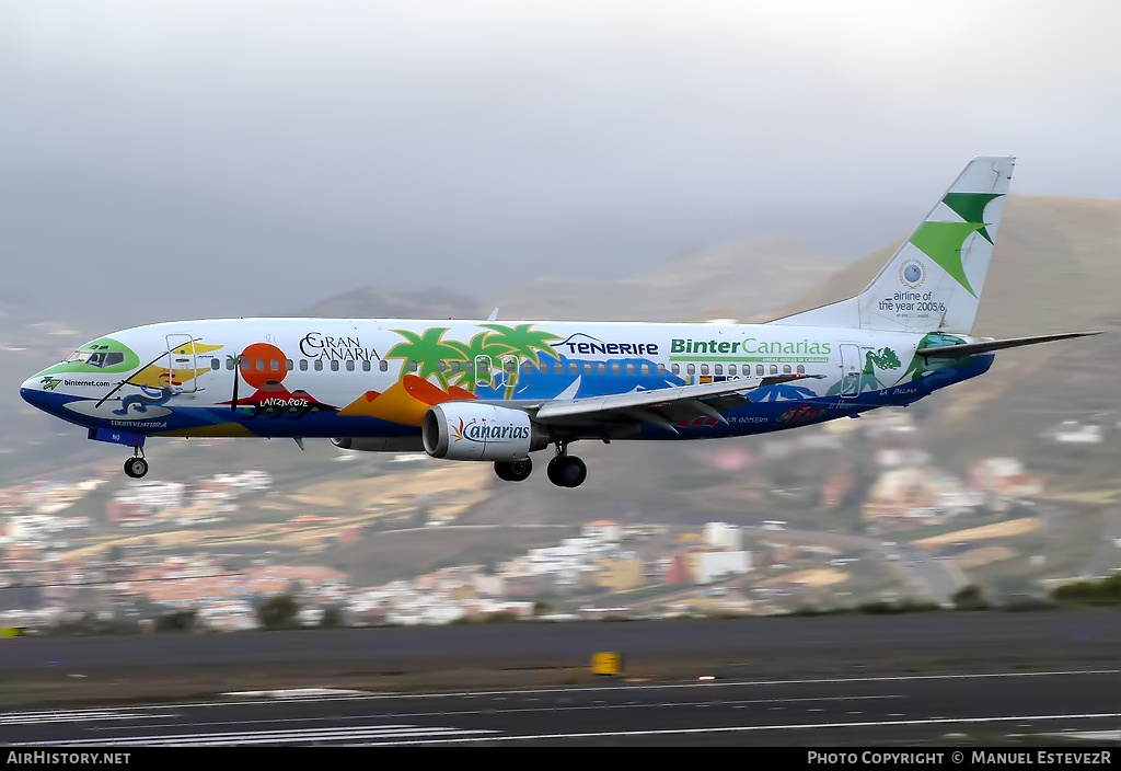 Aircraft Photo of EC-INQ | Boeing 737-4Q8 | Binter Canarias | AirHistory.net #247156