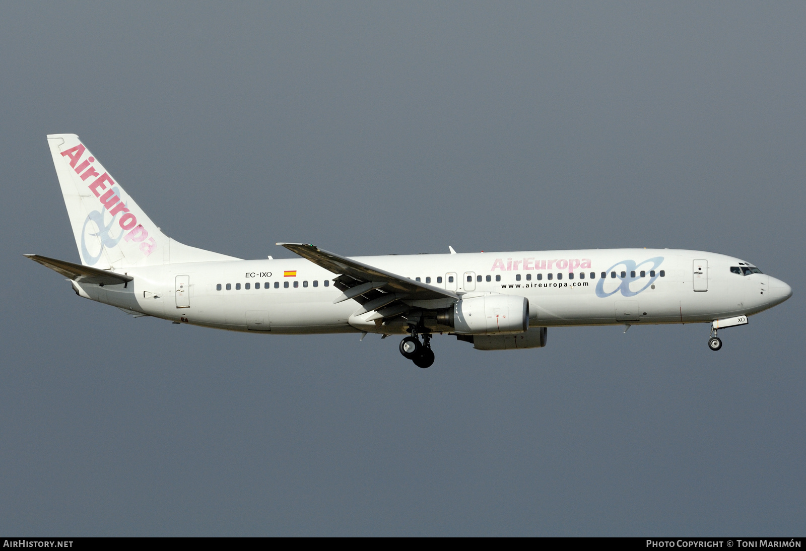 Aircraft Photo of EC-IXO | Boeing 737-883 | Air Europa | AirHistory.net #247159