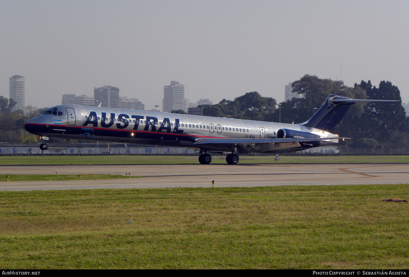 Aircraft Photo of LV-BXA | McDonnell Douglas MD-88 | Austral Líneas Aéreas | AirHistory.net #247163