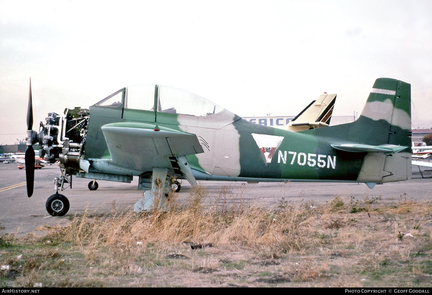 Aircraft Photo of N7055N | North American T-28A Trojan | AirHistory.net #247175