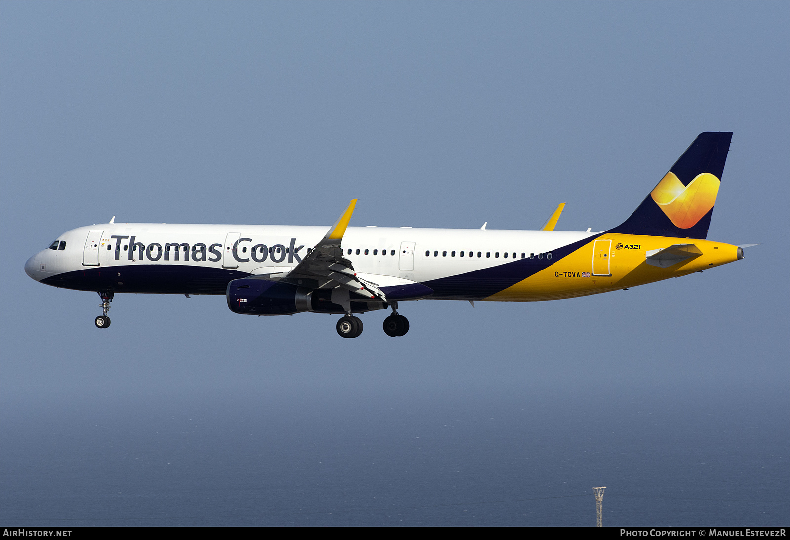 Aircraft Photo of G-TCVA | Airbus A321-231 | Thomas Cook Airlines | AirHistory.net #247176