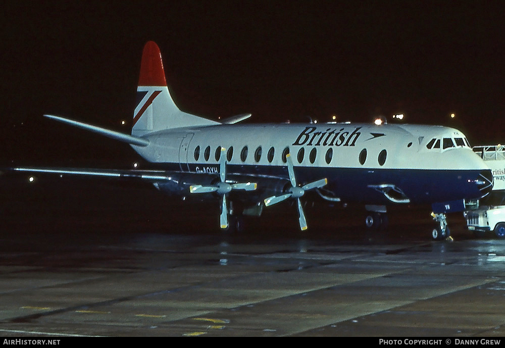 Aircraft Photo of G-AOYH | Vickers 806 Viscount | British Airways | AirHistory.net #247188