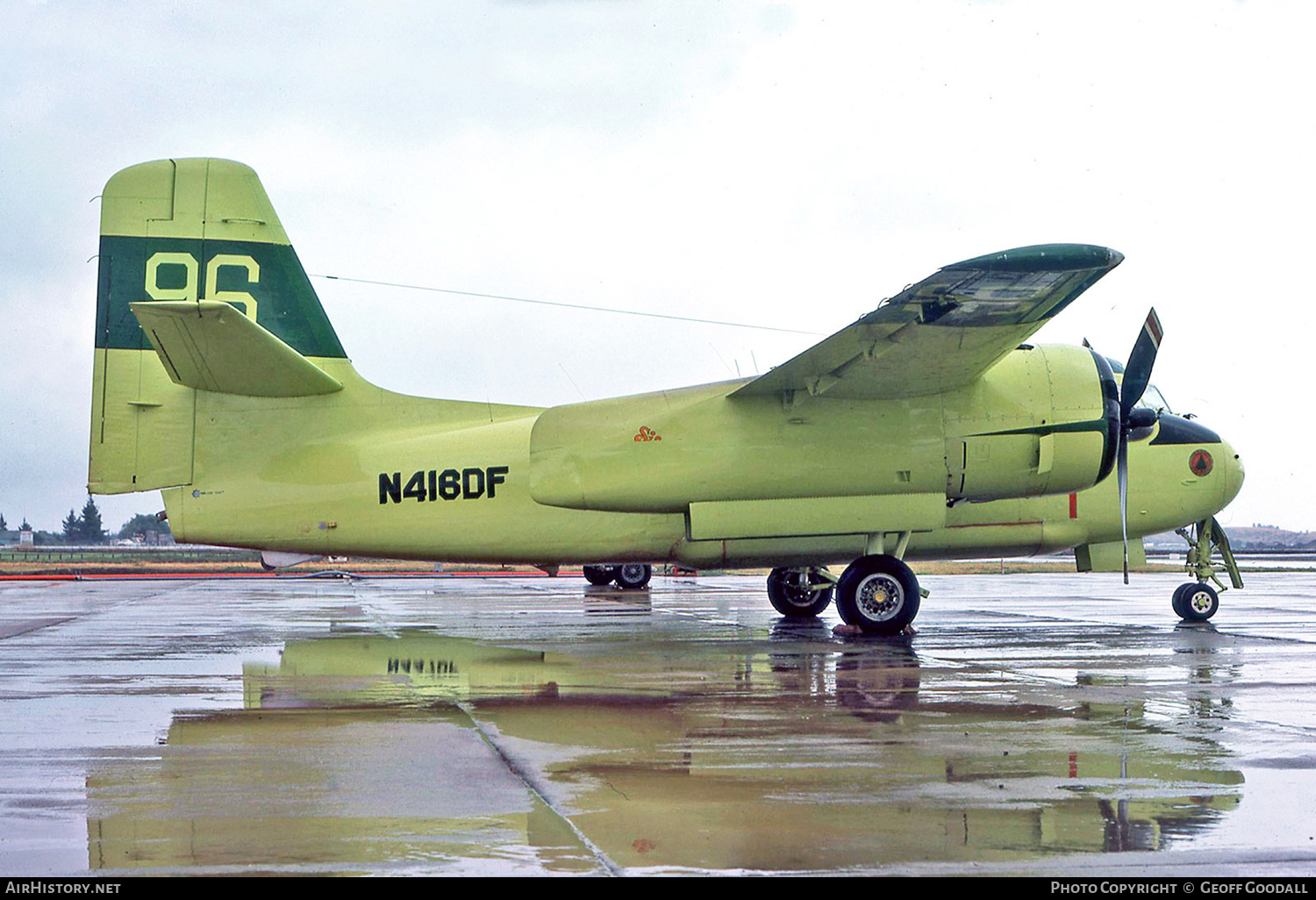 Aircraft Photo of N416DF | Grumman S-2A(AT) Tracker | Sis-Q Flying Service | AirHistory.net #247191