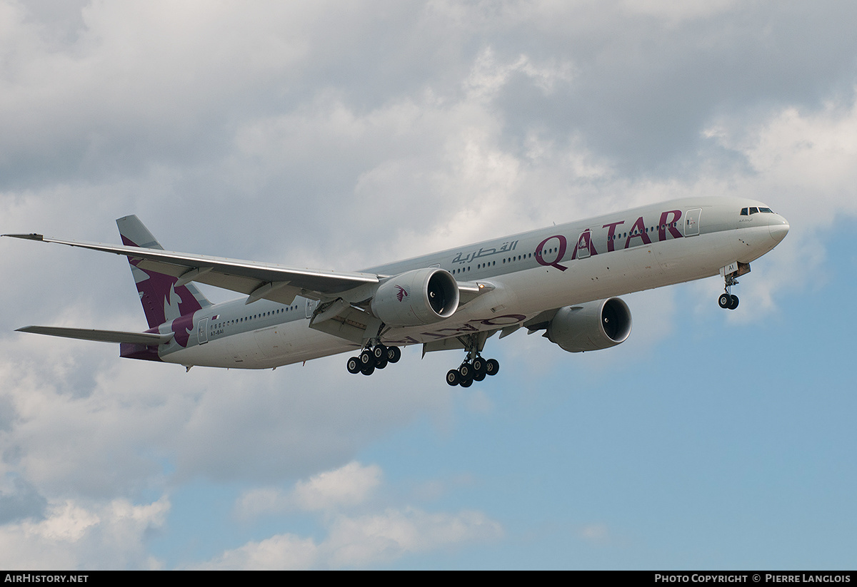 Aircraft Photo of A7-BAI | Boeing 777-3DZ/ER | Qatar Airways | AirHistory.net #247203