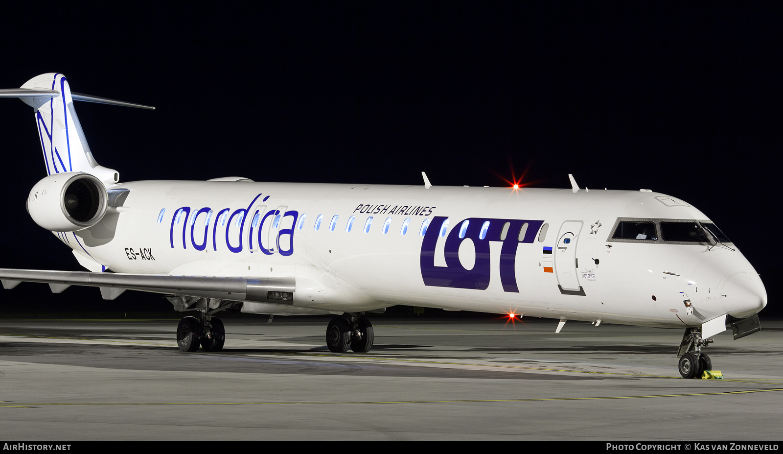 Aircraft Photo of ES-ACK | Bombardier CRJ-900ER (CL-600-2D24) | LOT Polish Airlines - Polskie Linie Lotnicze | AirHistory.net #247229