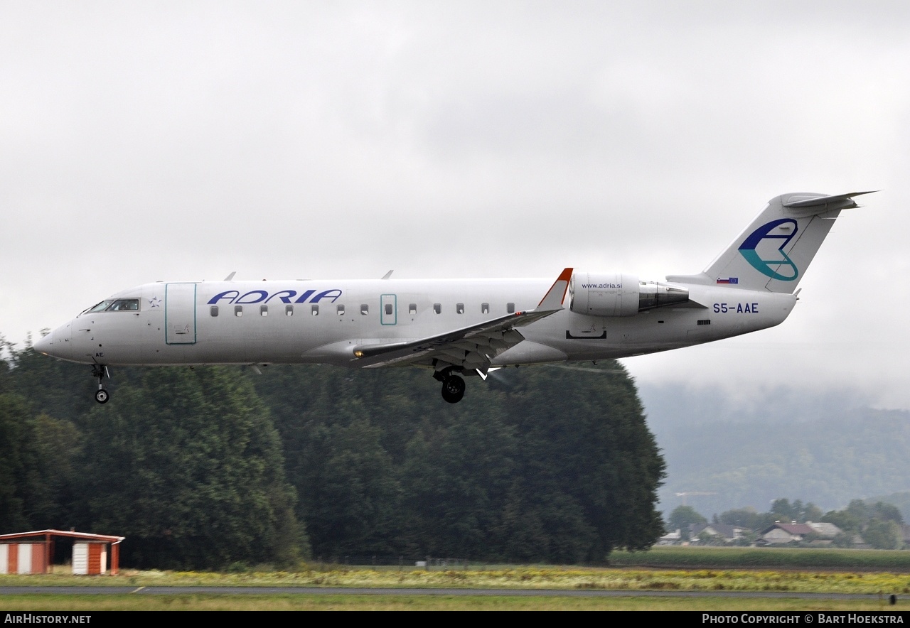 Aircraft Photo of S5-AAE | Bombardier CRJ-200 (CL-600-2B19) | Adria Airways | AirHistory.net #247244