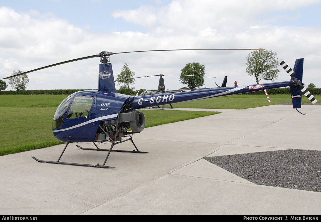 Aircraft Photo of G-SCHO | Robinson R-22 Beta II | East Midlands Helicopters | AirHistory.net #247251