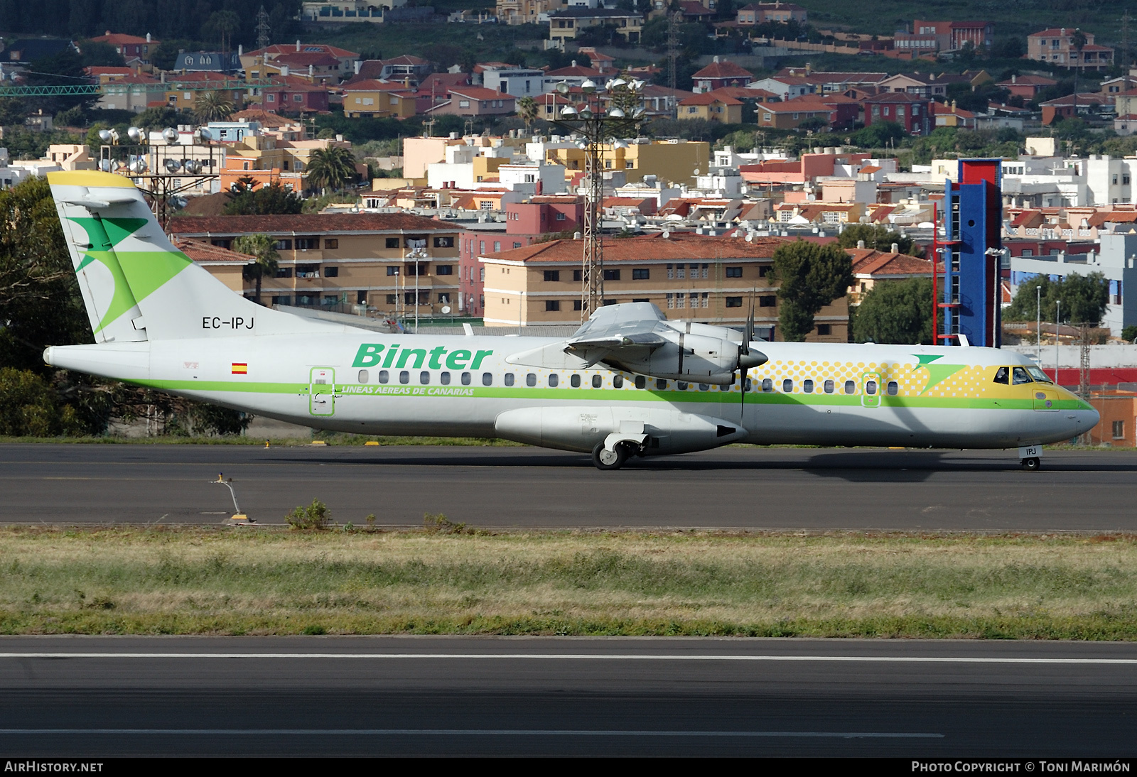 Aircraft Photo of EC-IPJ | ATR ATR-72-202 | Binter Canarias | AirHistory.net #247255