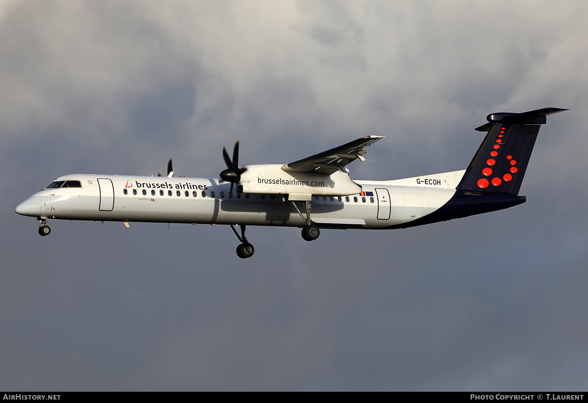 Aircraft Photo of G-ECOH | Bombardier DHC-8-402 Dash 8 | Brussels Airlines | AirHistory.net #247265