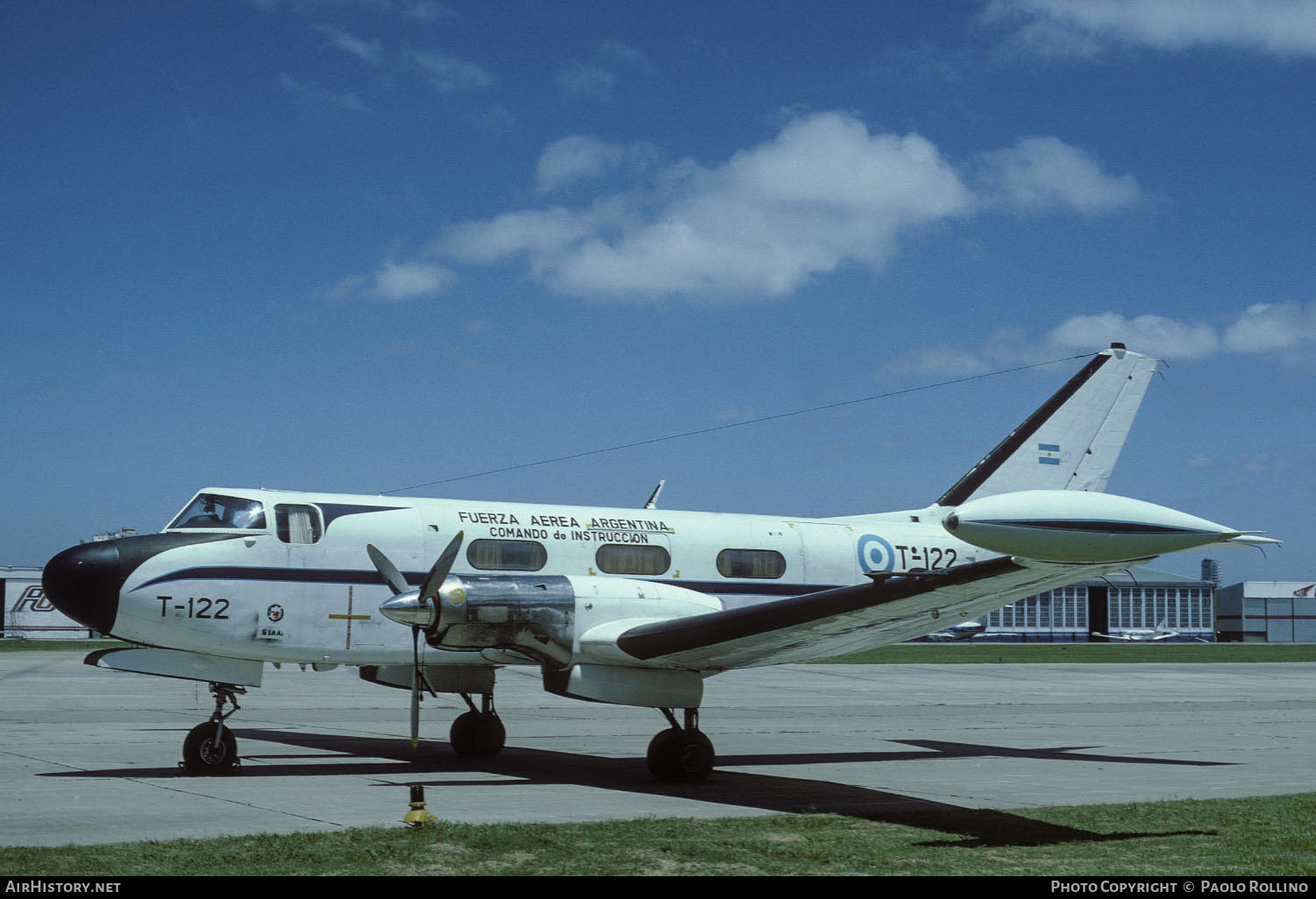 Aircraft Photo of T-122 | FMA IA-50B Guarani II | Argentina - Air Force | AirHistory.net #247279