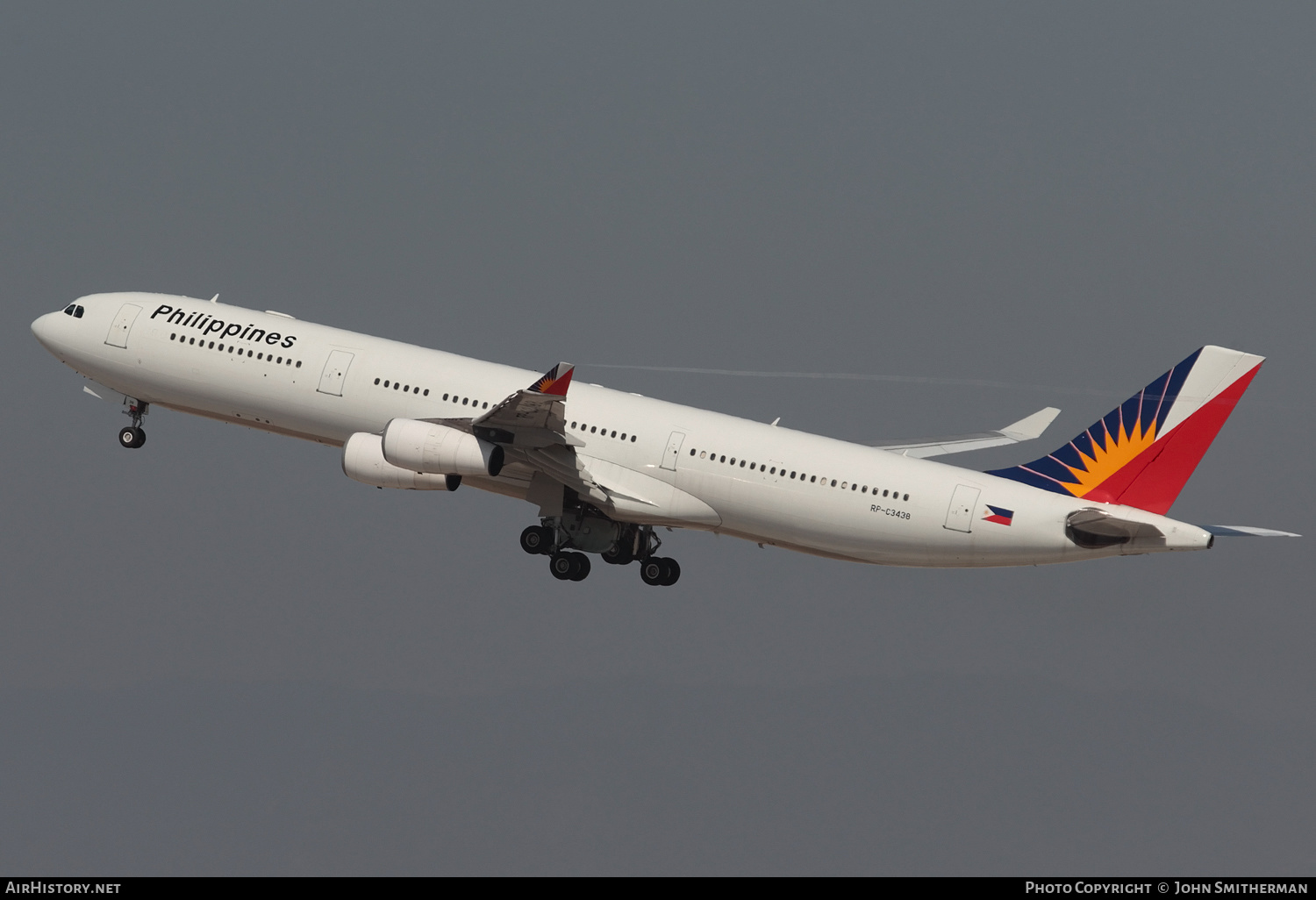 Aircraft Photo of RP-C3438 | Airbus A340-313 | Philippine Airlines | AirHistory.net #247283
