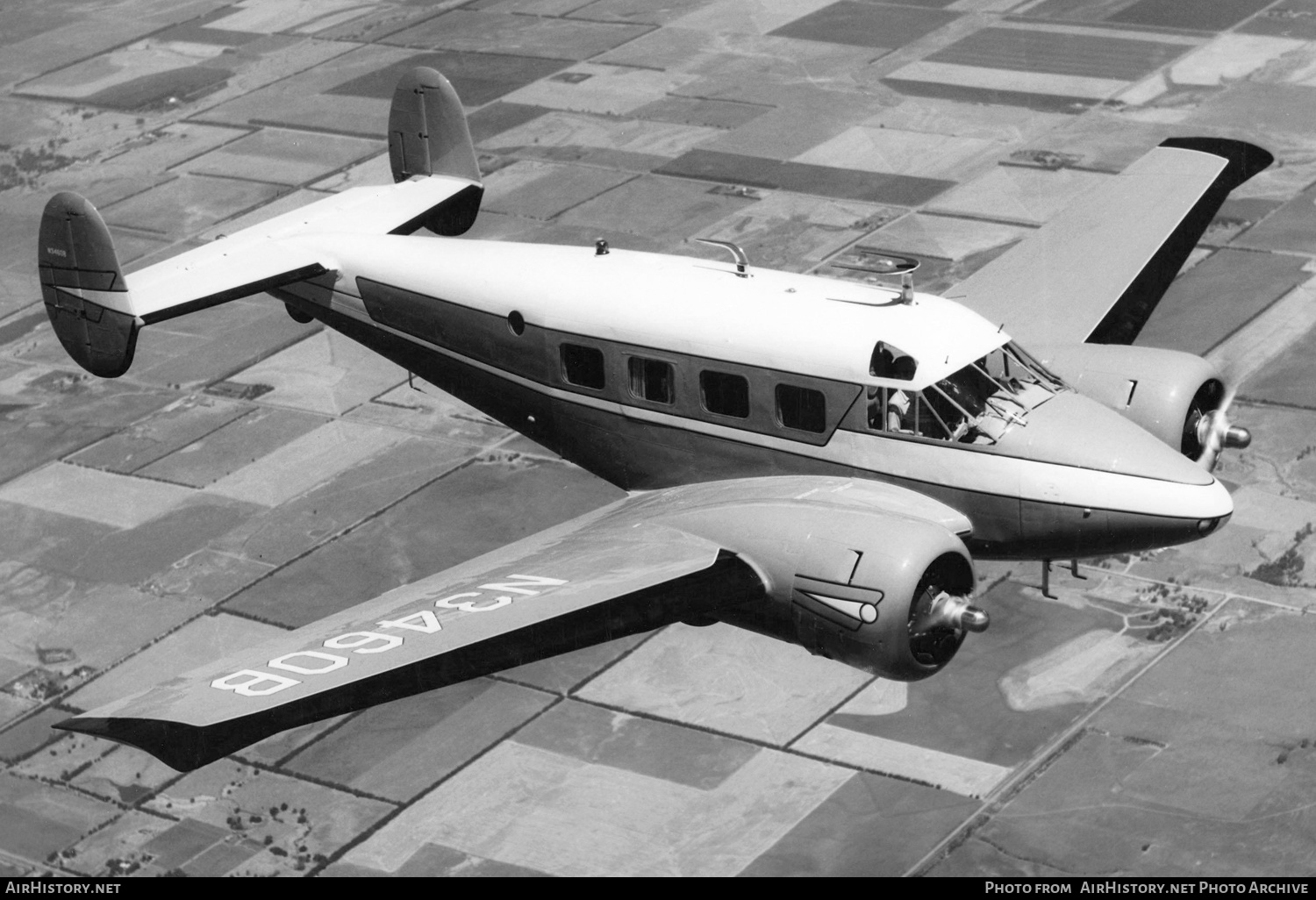 Aircraft Photo of N3460B | Beech E18S | AirHistory.net #247298