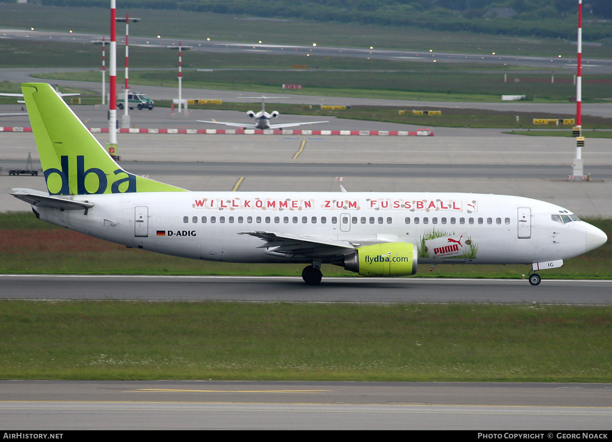 Aircraft Photo of D-ADIG | Boeing 737-3L9 | DBA - Deutsche BA | AirHistory.net #247311