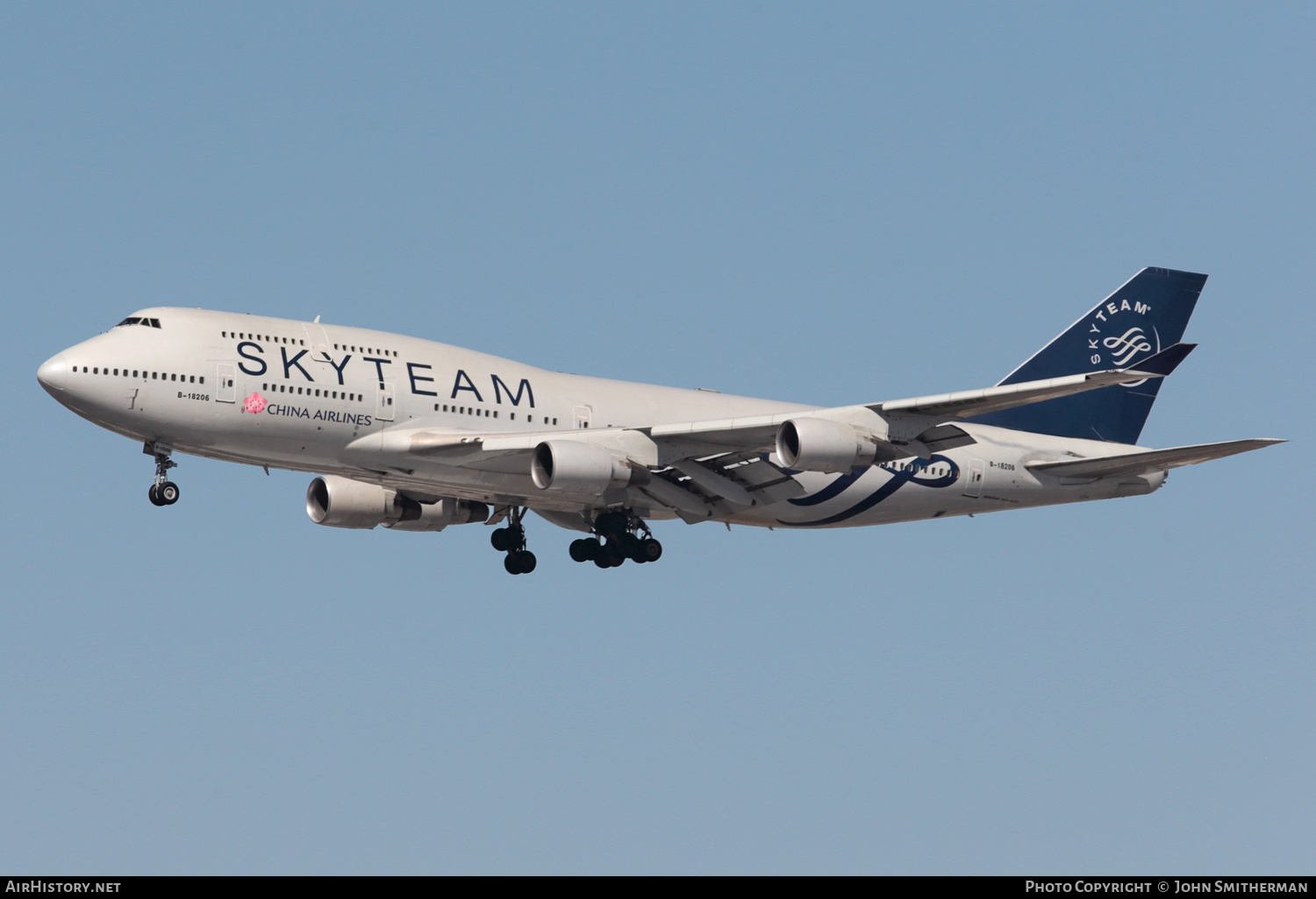 Aircraft Photo of B-18206 | Boeing 747-409 | China Airlines | AirHistory.net #247313