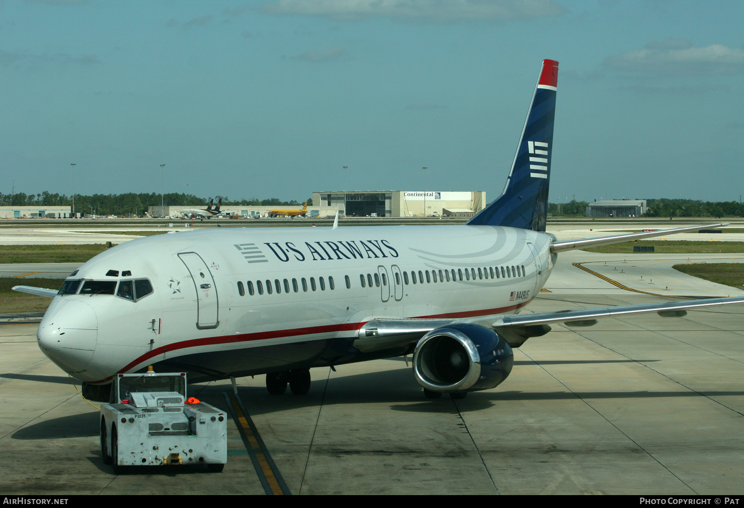 Aircraft Photo of N449US | Boeing 737-4B7 | US Airways | AirHistory.net #247324